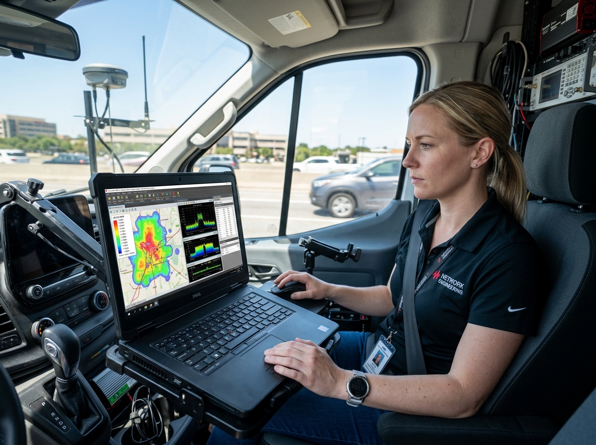 Drive test and network optimization